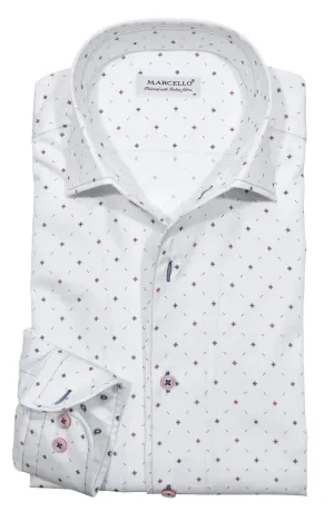 Sketch Diamond Roll Collar Sport Shirt