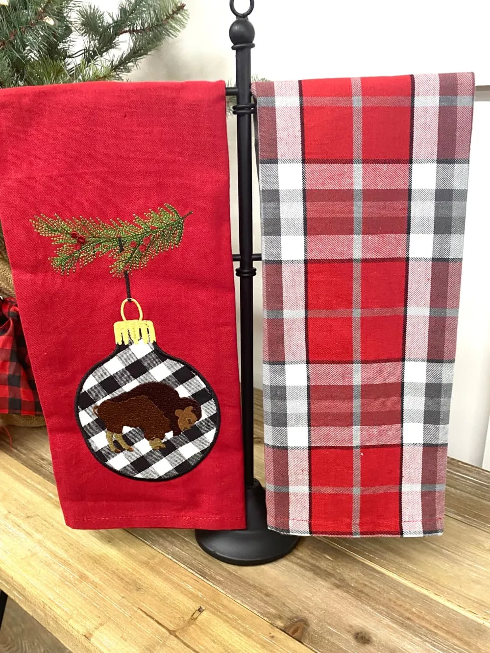 Sketchbook Plaid Towel