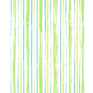 Sketched Green and Blue Stripes Printed Backdrop