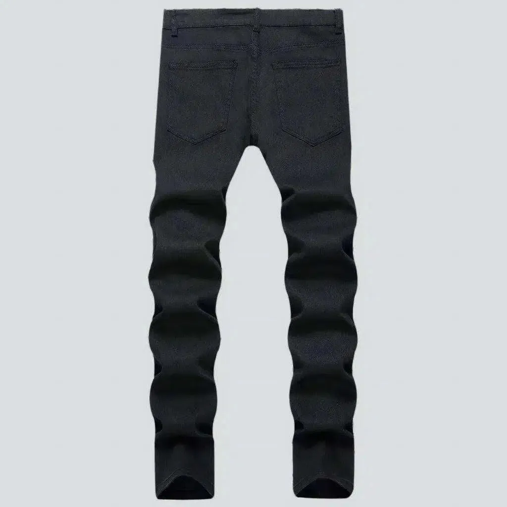 Skinny men's black jeans