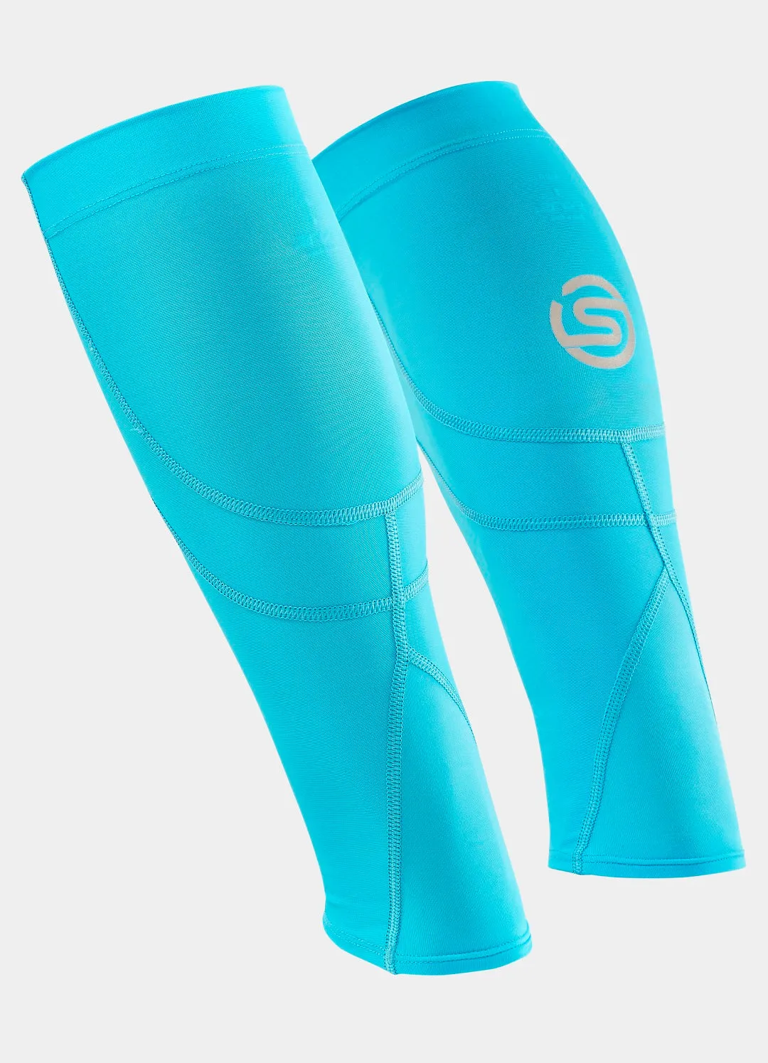 SKINS Unisex Compression MX Calf Sleeve 3-Series - Cyan