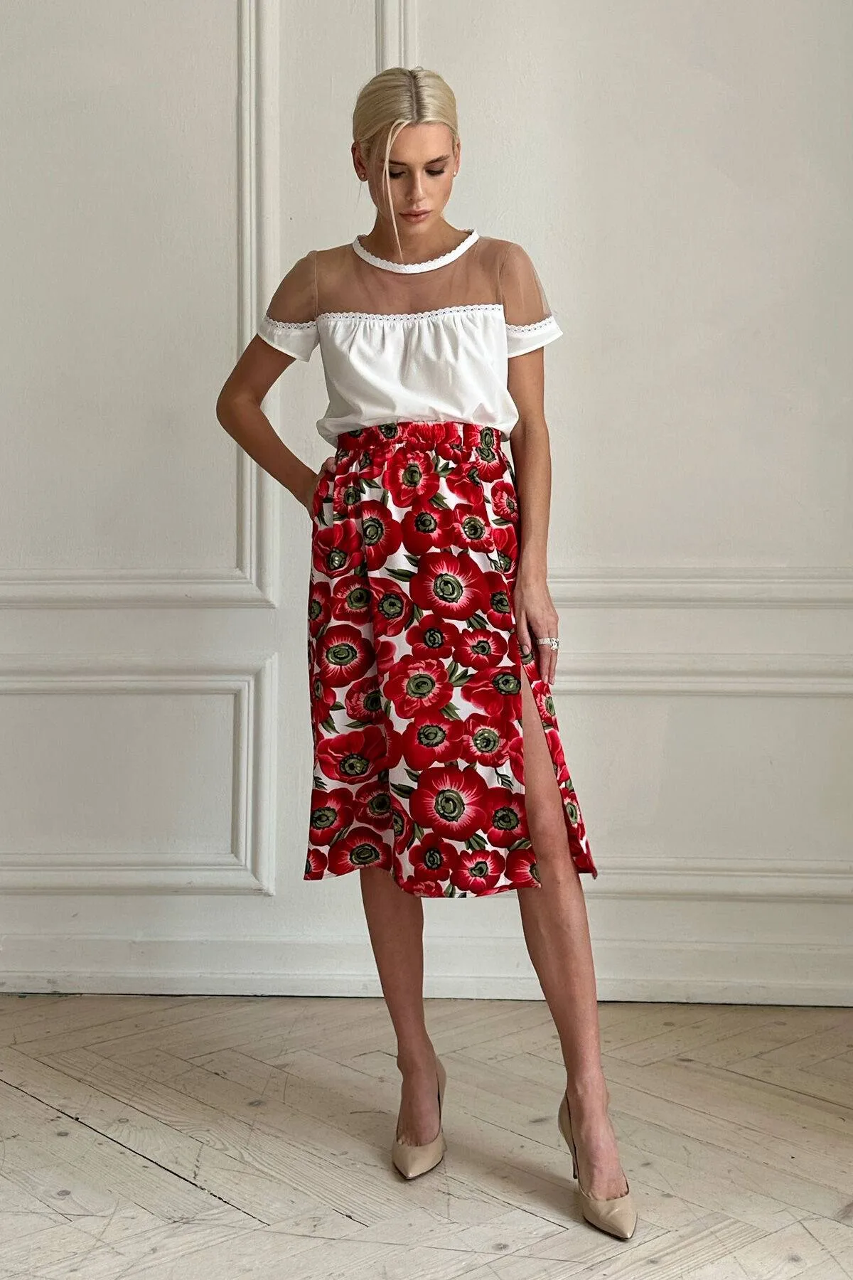 Skirt “Poppies"