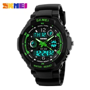 SKMEI Fashion Men LED Digital Quartz Watch Electronic Outdoor Sports Watches Man Clock Watwrproof Wristwatches Relogio Masculino