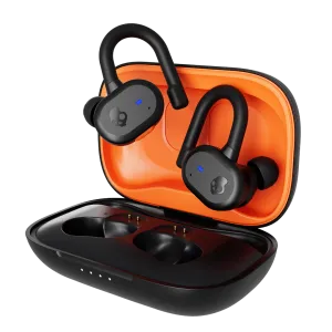 Skull Candy Push Active Earbuds - TRUE BLACK ORANGE