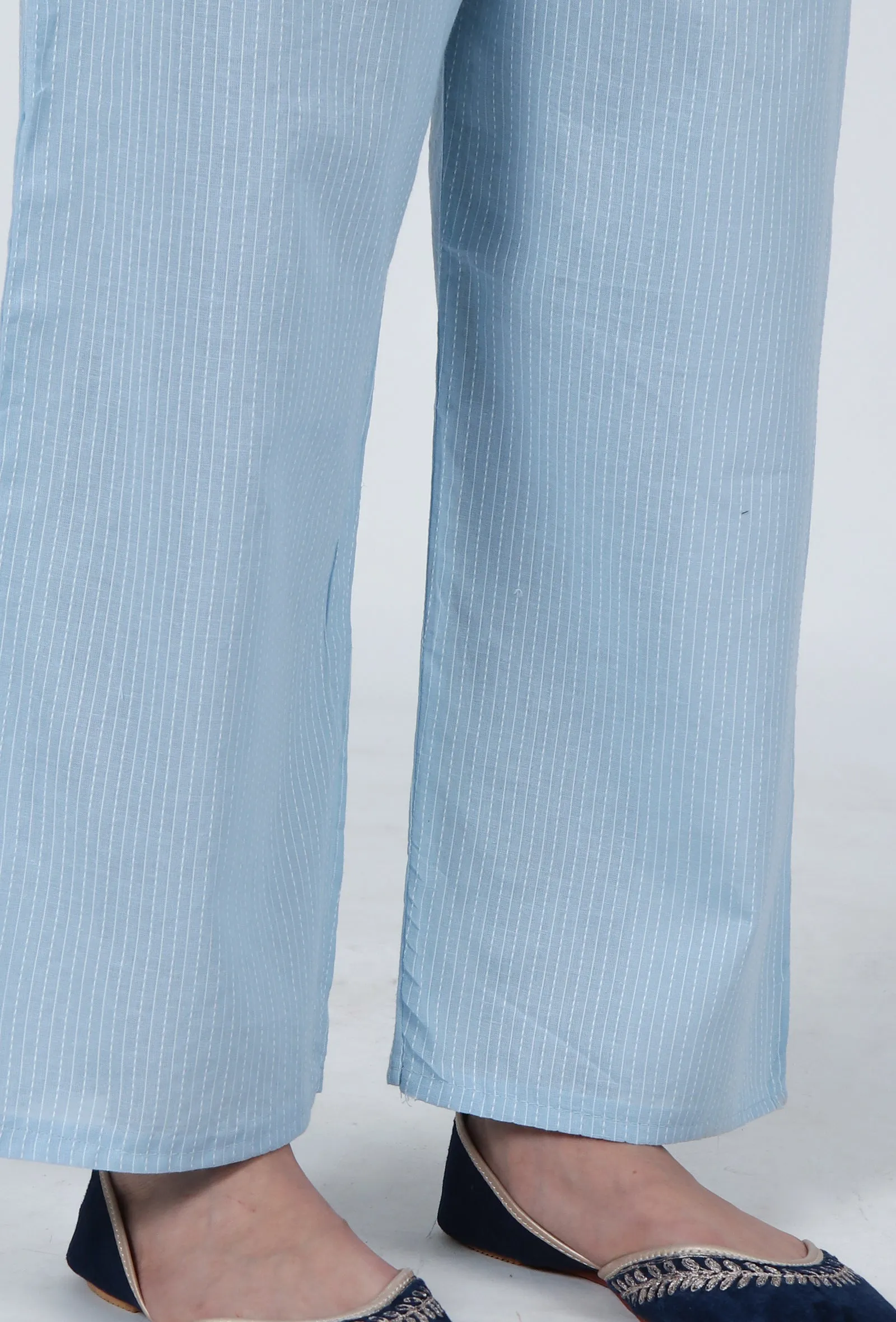 Sky Blue Cotton Pant