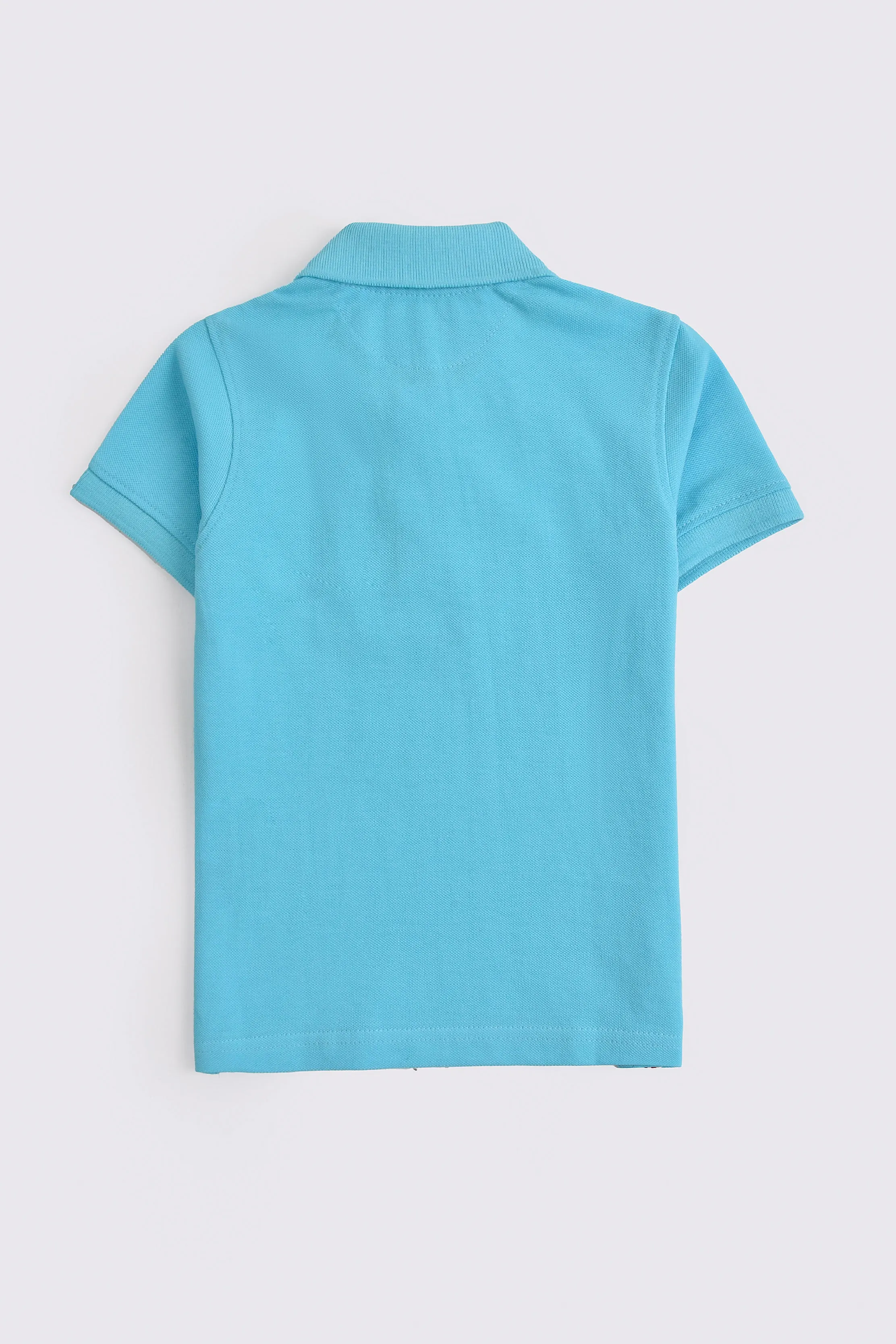 Sky Blue Cotton Polo