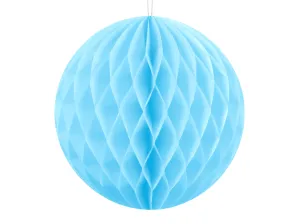 Sky Blue Honeycomb Decoration 10cm