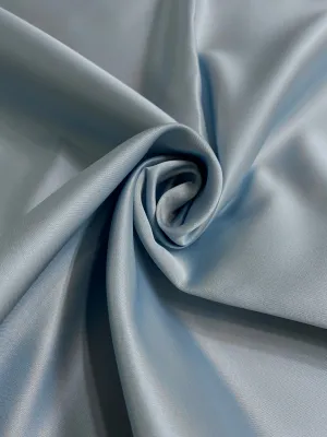 Sky Blue Italian Double Face Poly Satin