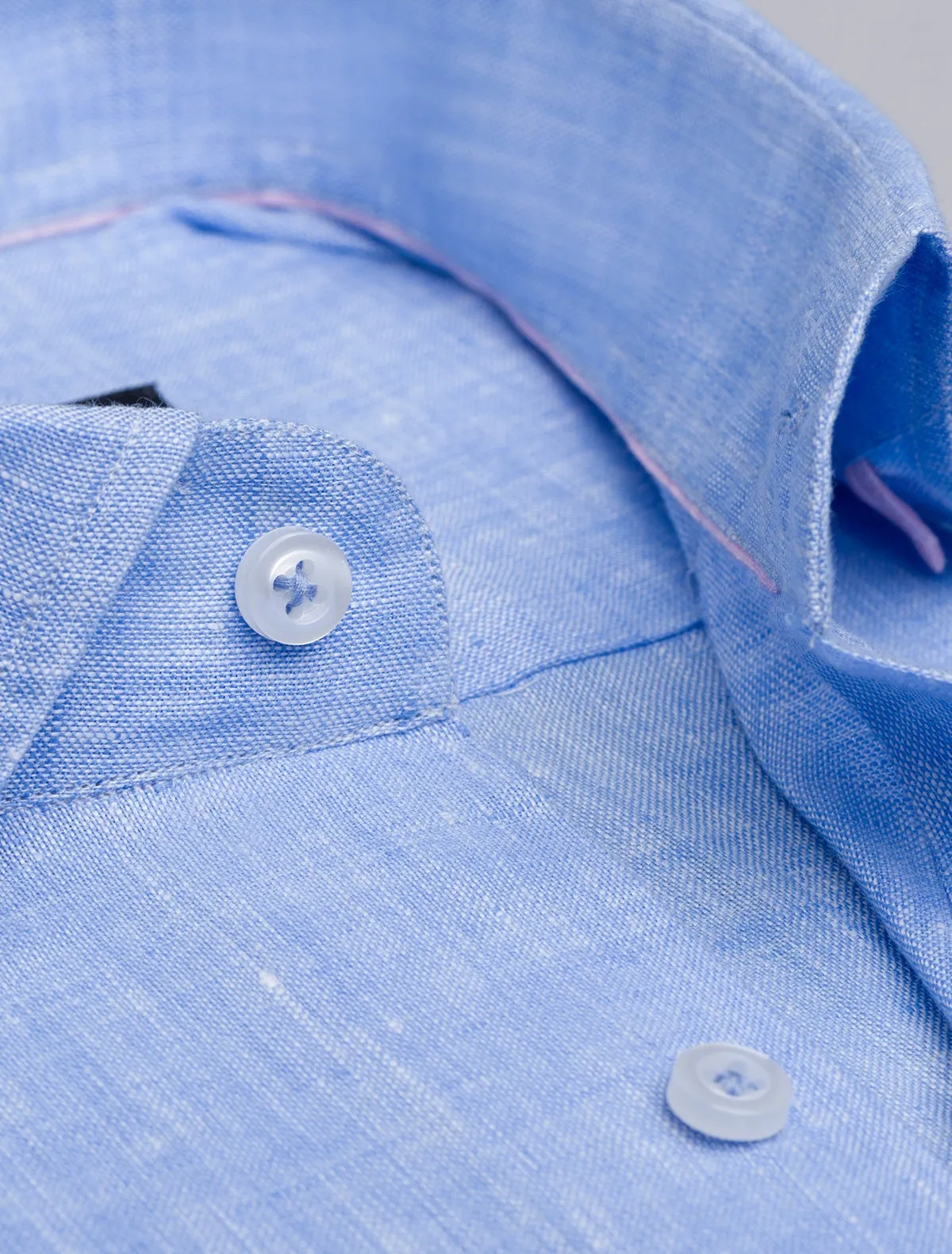 SKY BLUE LINEN SHIRT