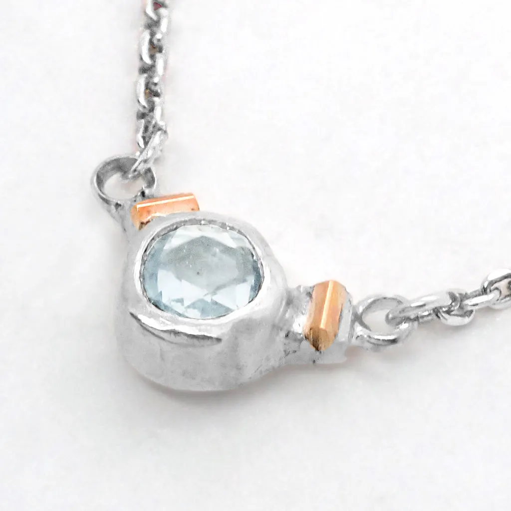 Sky Blue Topaz  Necklace