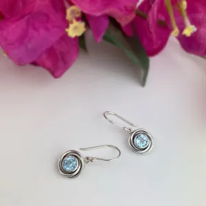 Sky Swirl Drop Earrings - VE337BT