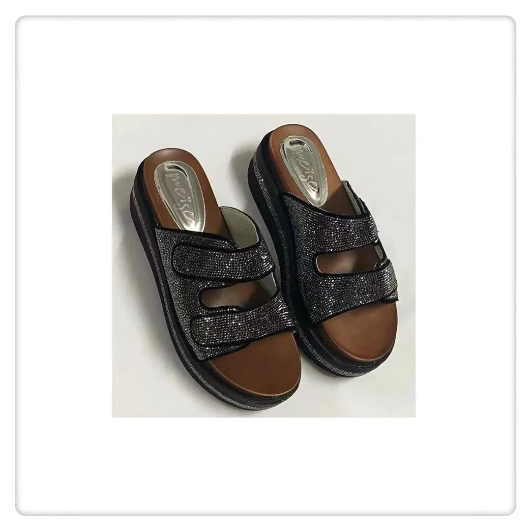 SKYLAR Leather slides