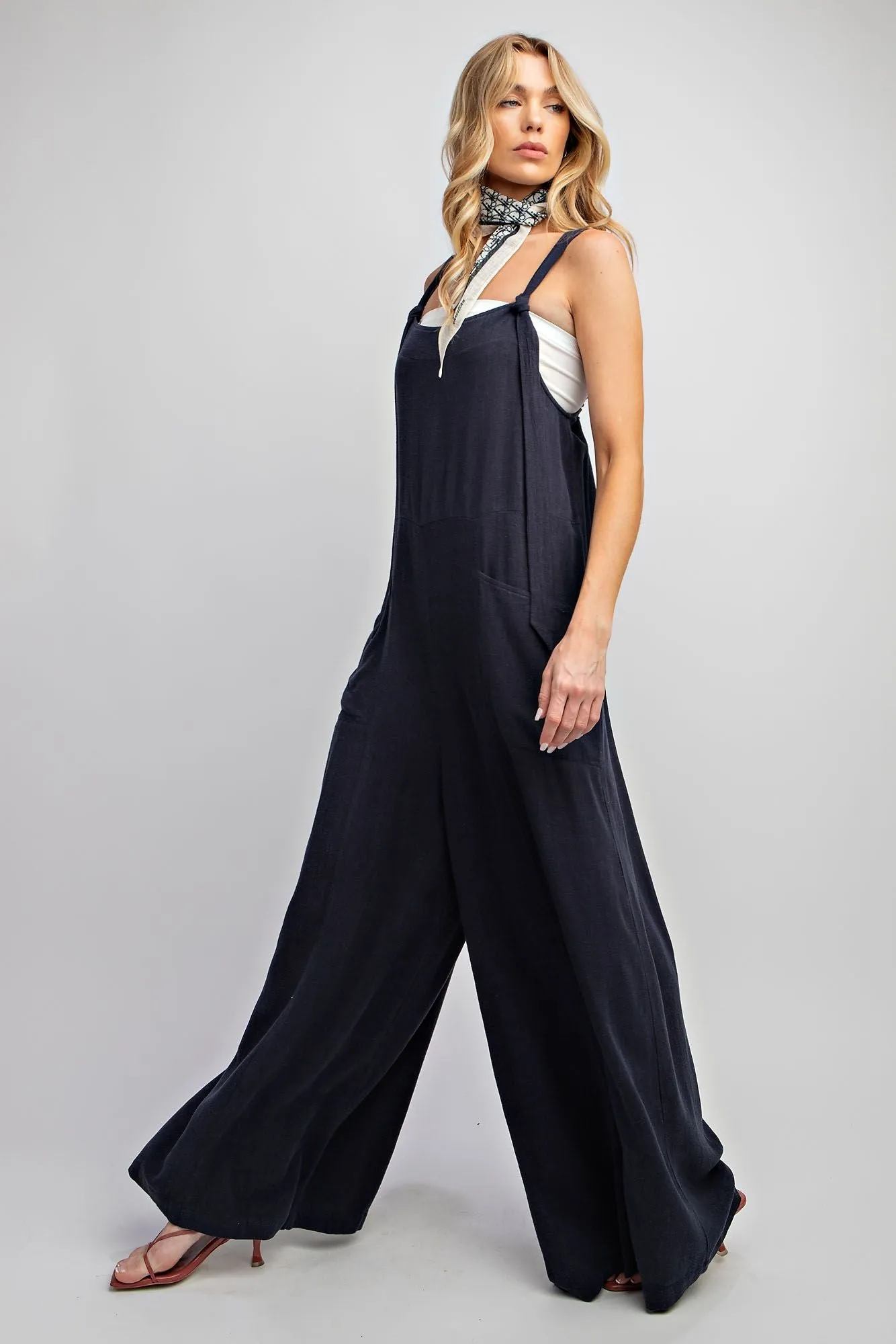 Skyler Jumpsuit - Dark Navy {by Easel}