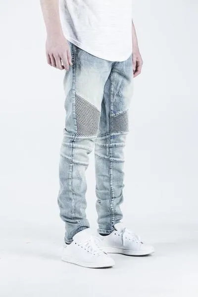 Skywalker Biker Denim (Stone Wash)