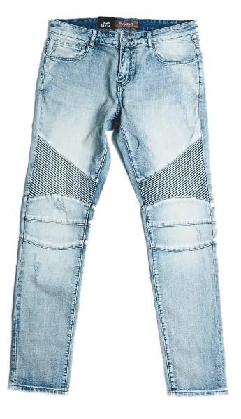 Skywalker Biker Denim (Stone Wash)