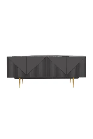 Slatted Modern Sideboard | Caracole Over The Edge