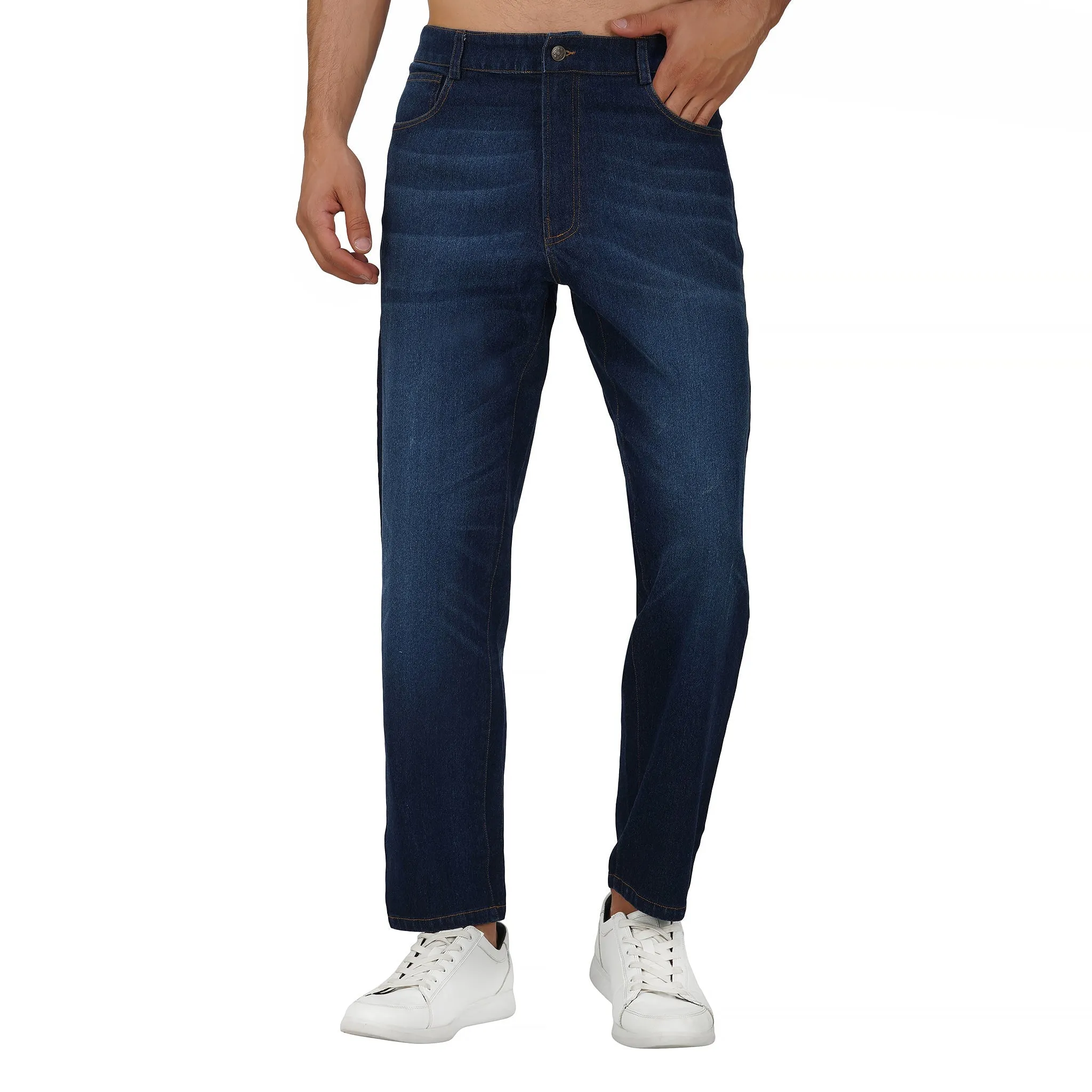 SLAY. Men's Enzyme Wash Denim Jeans