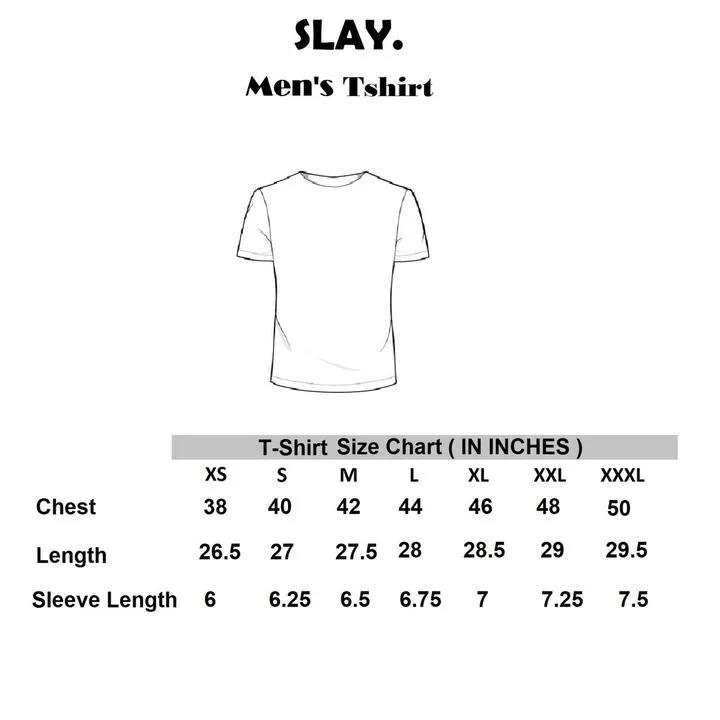 SLAY. Men's Limited Edition Silver Foil Reflective Print T-shirt