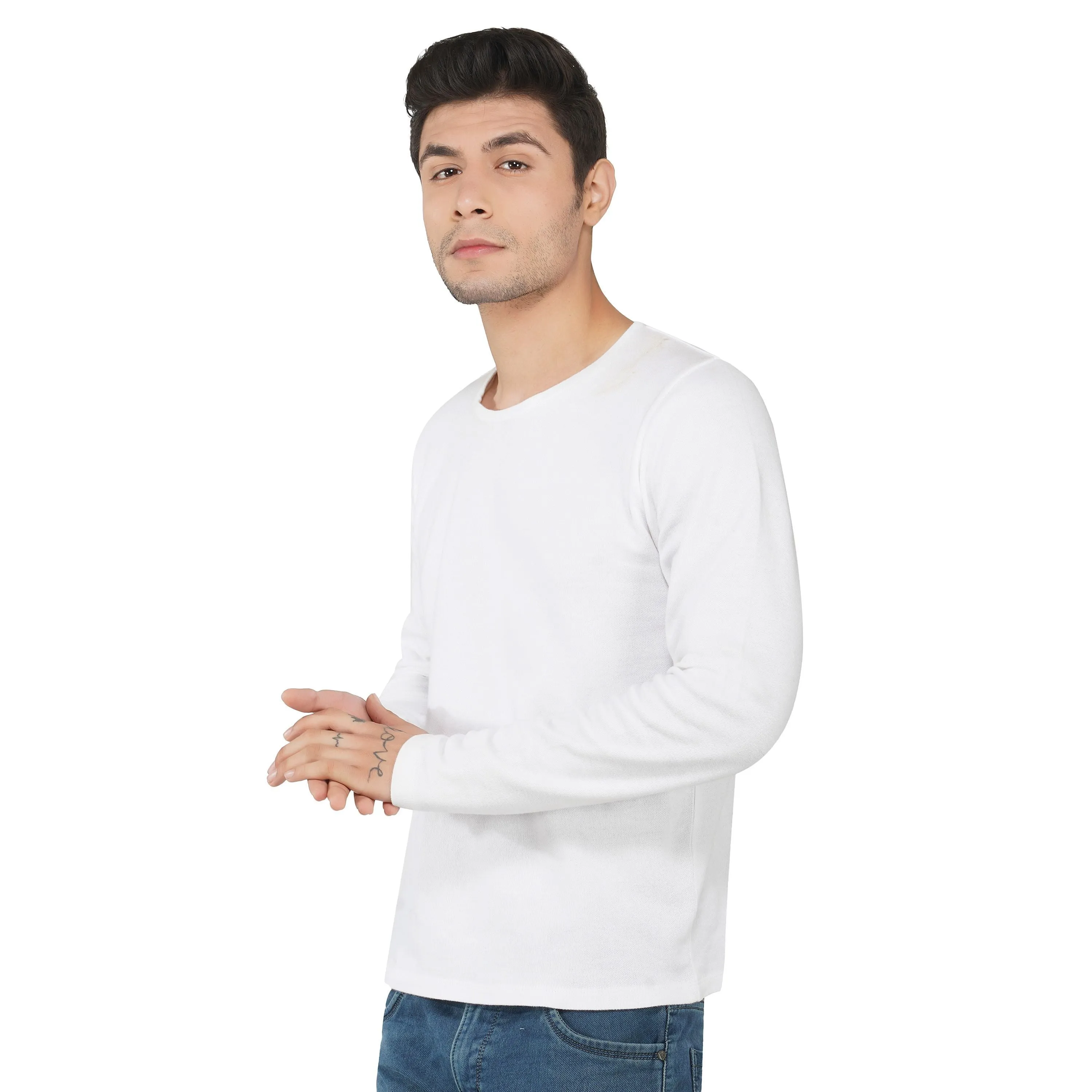 SLAY. Men's Pique Fabric Sleeves T-shirt