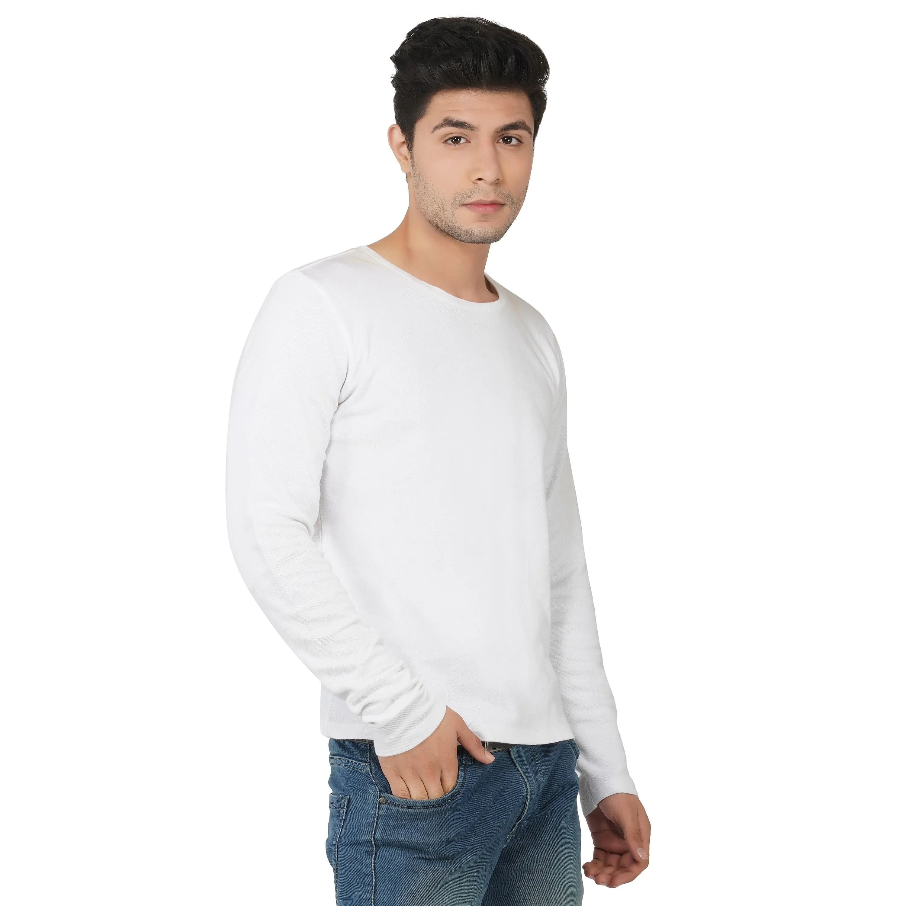 SLAY. Men's Pique Fabric Sleeves T-shirt