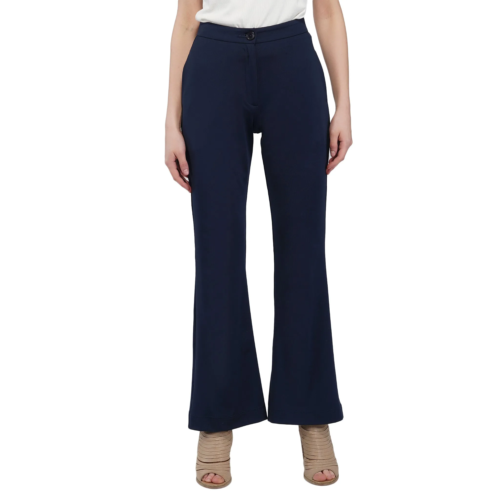 SLAY. Women's Navy Blue Pants