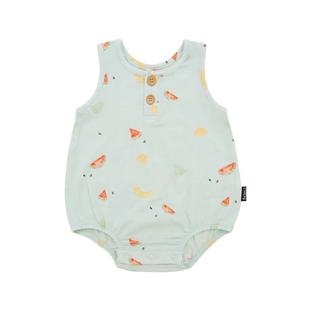 Sleeveless Bubble Onesie - Melons