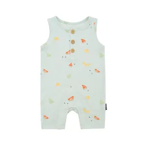 Sleeveless Shortall Romper - Melons