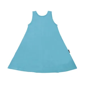 Sleeveless Swing Dress - Electric Blue