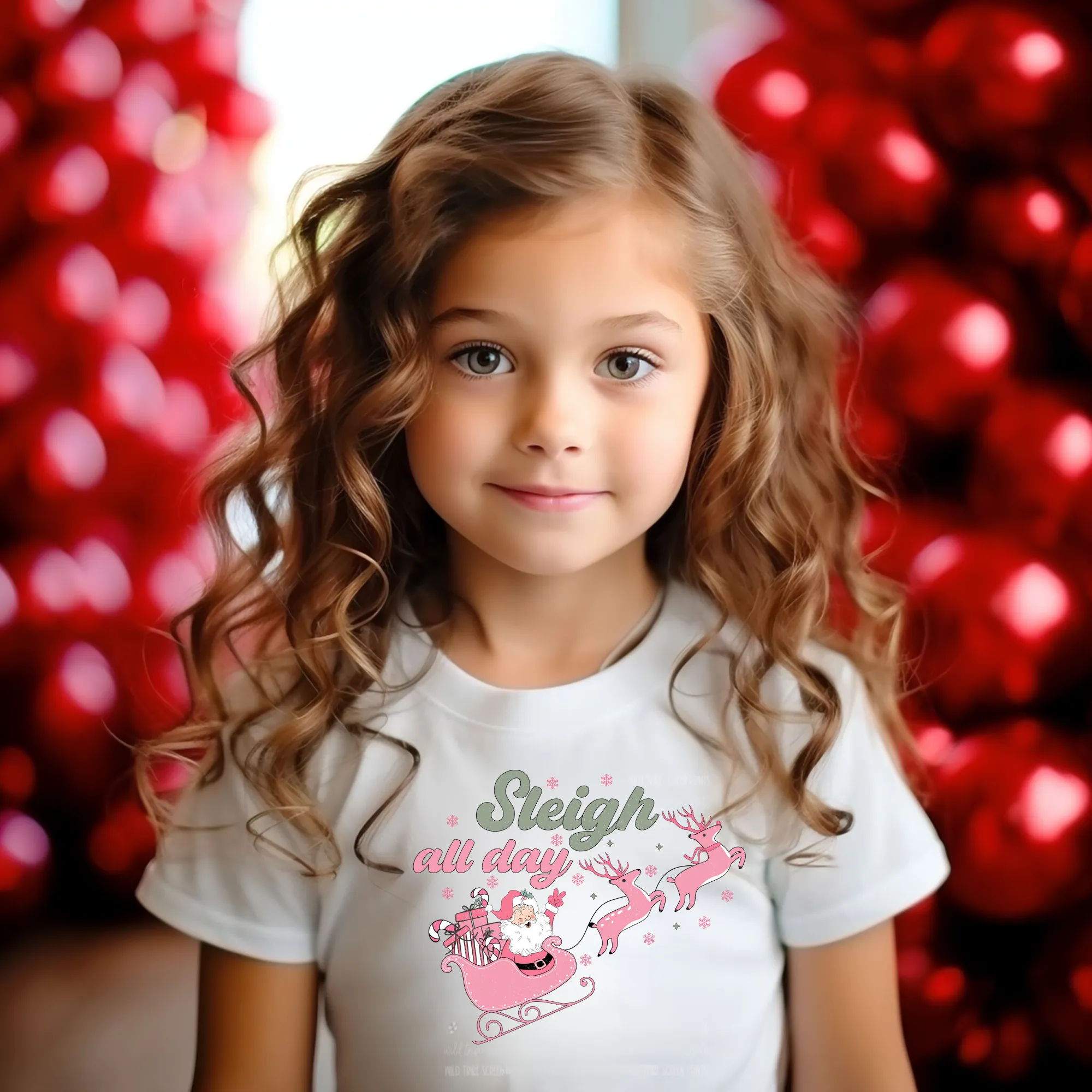 Sleigh All Day | Christmas Kids Shirt