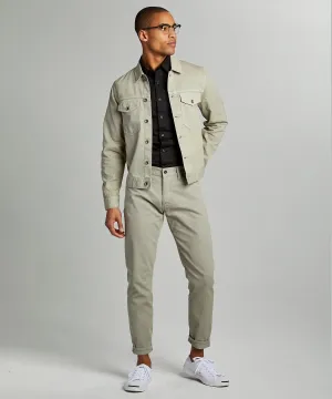 Slim 5-Pocket Bedford Cord Pant in Cactus