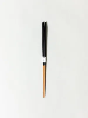 Slim Bamboo Chopsticks, Black