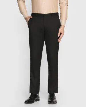 Slim Comfort B-95 Formal Black Textured Trouser - Punto