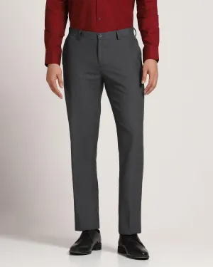 Slim Comfort B-95 Formal Grey Solid Trouser - Angel