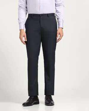 Slim Comfort B-95 Formal Navy Check Trouser - Versa