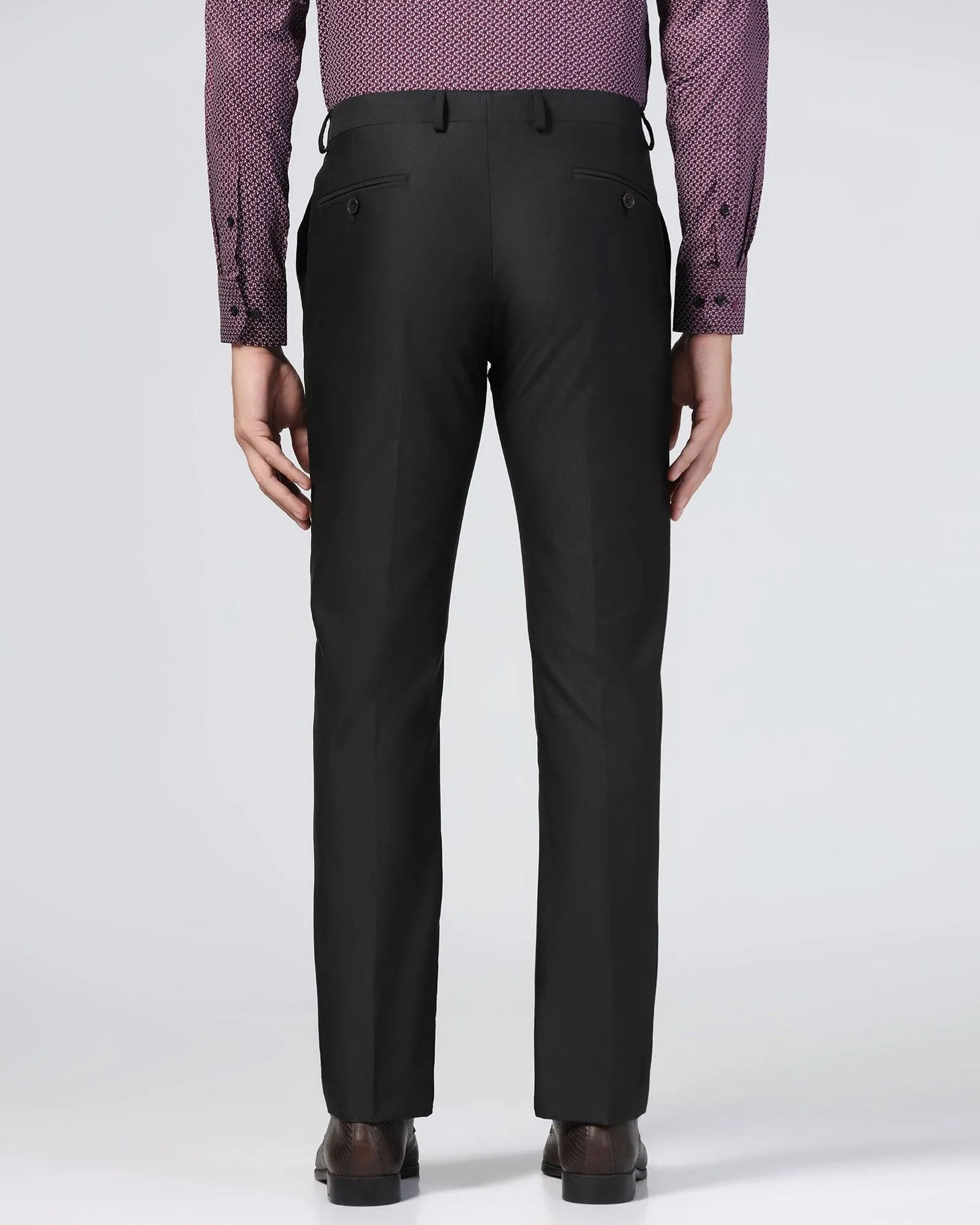 Slim Fit B-91 Formal Black Stripe Trouser - Prius