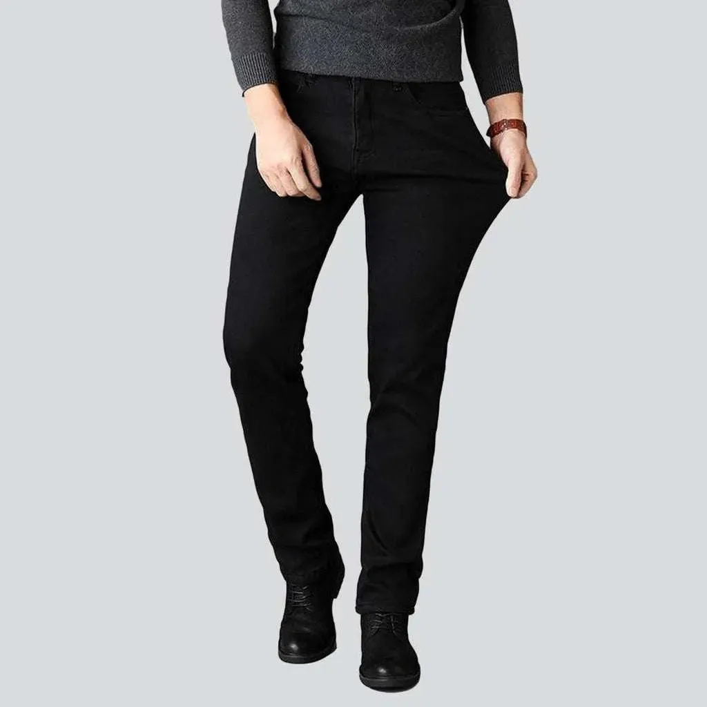 Slim-fit casual men's jeans