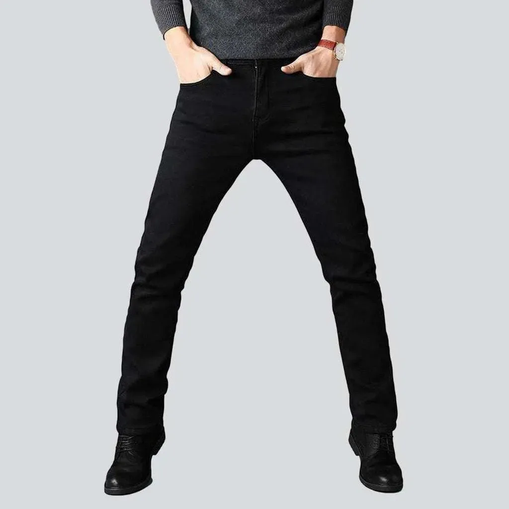 Slim-fit casual men's jeans