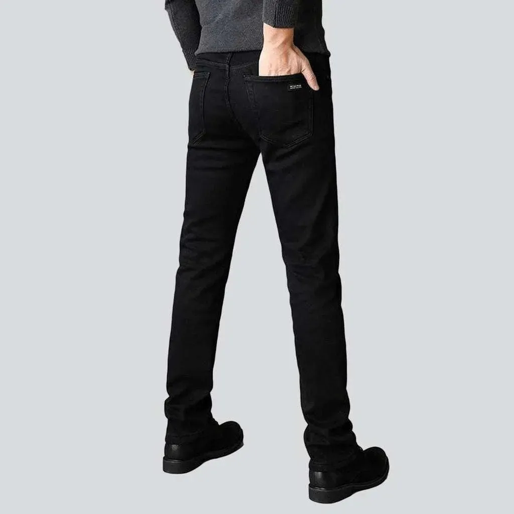 Slim-fit casual men's jeans