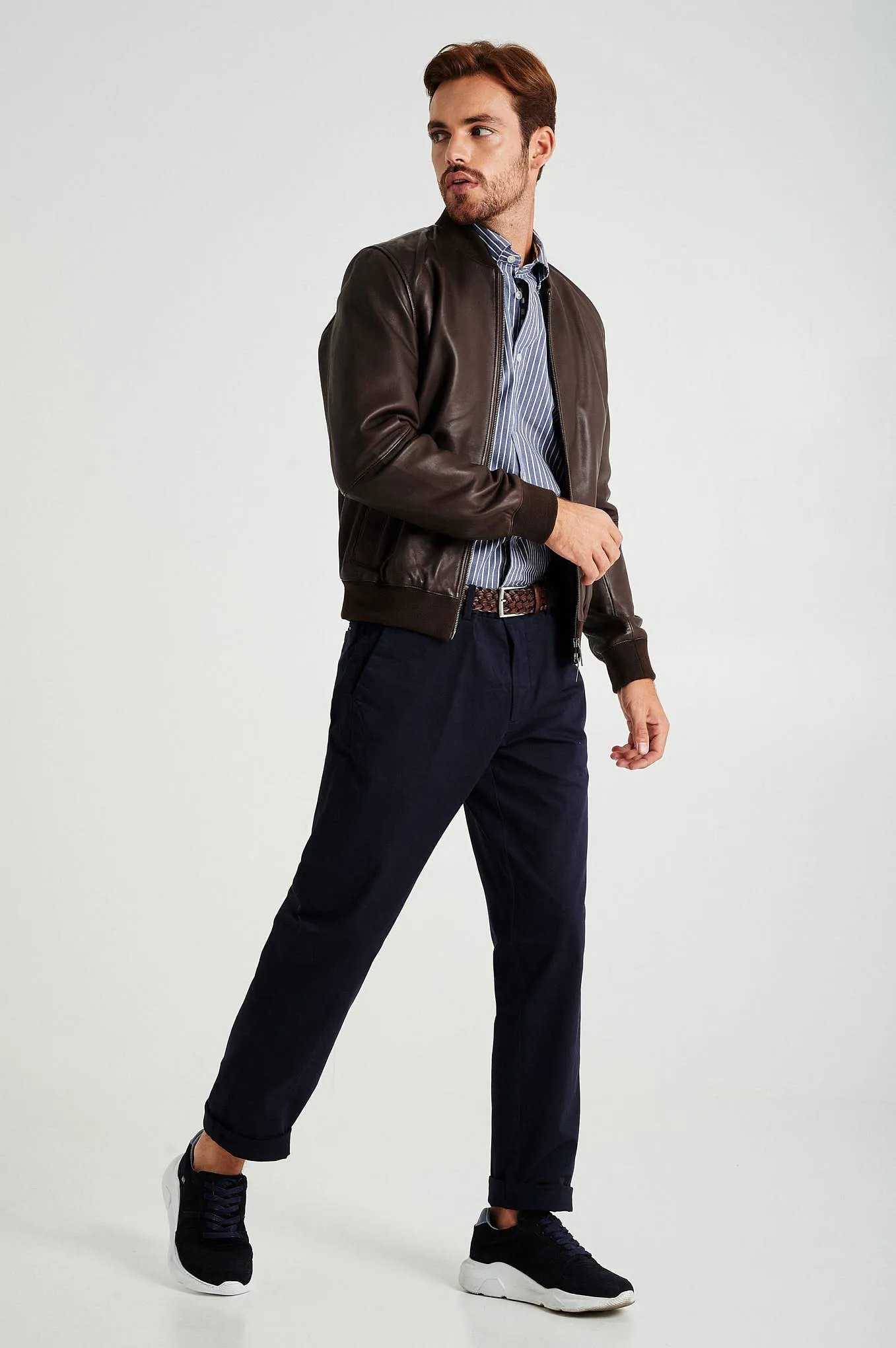 Slim fit comfort stretch basic chino