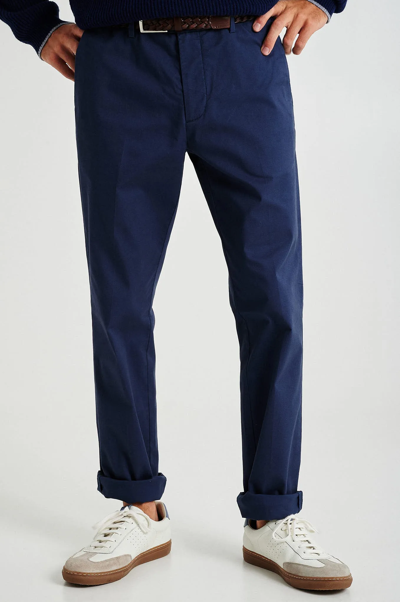 Slim fit comfort stretch basic chino