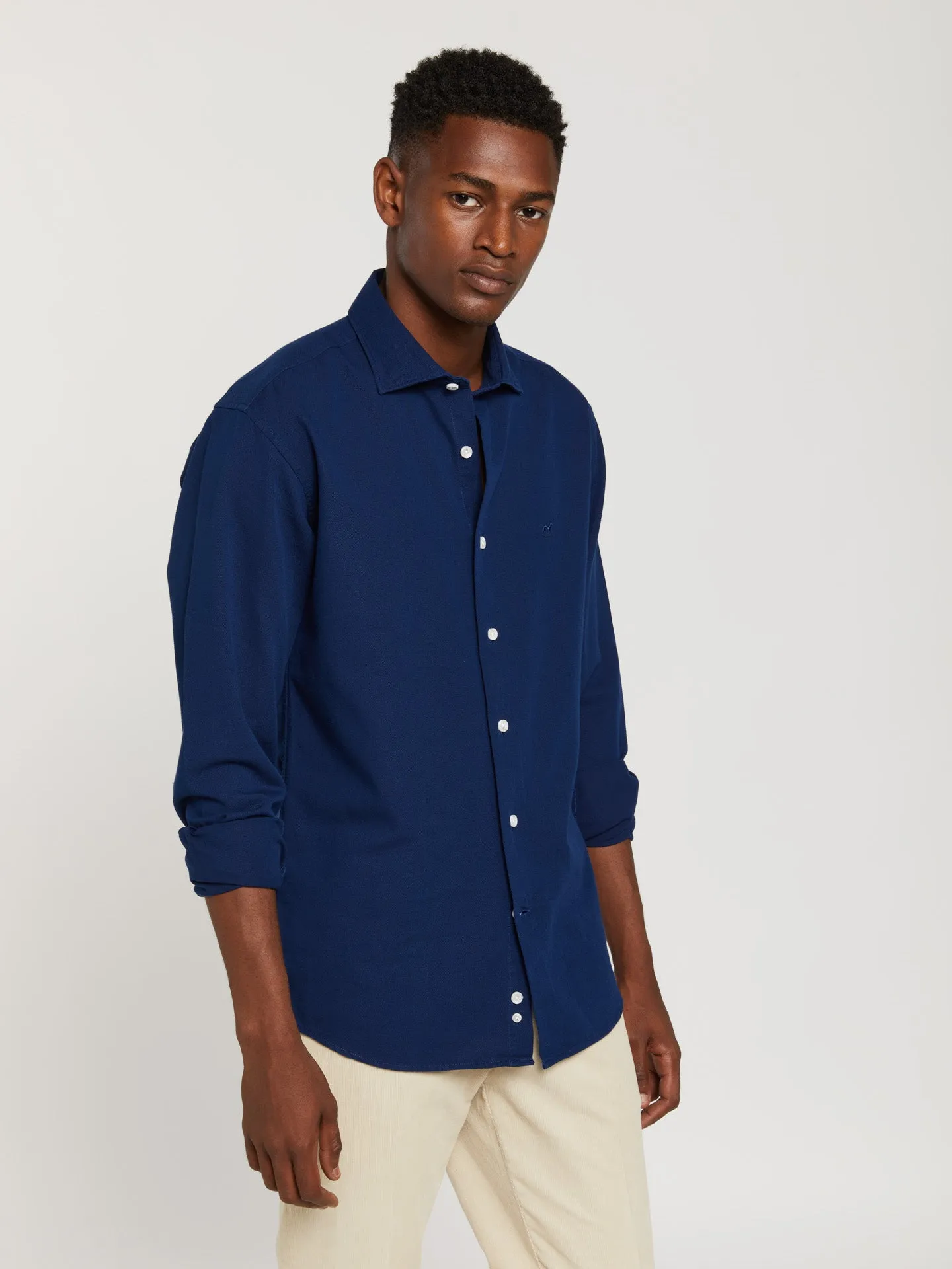 Slim fit denim capsule shirt