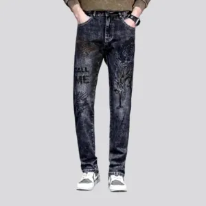 Slim fit fashion men's jeans