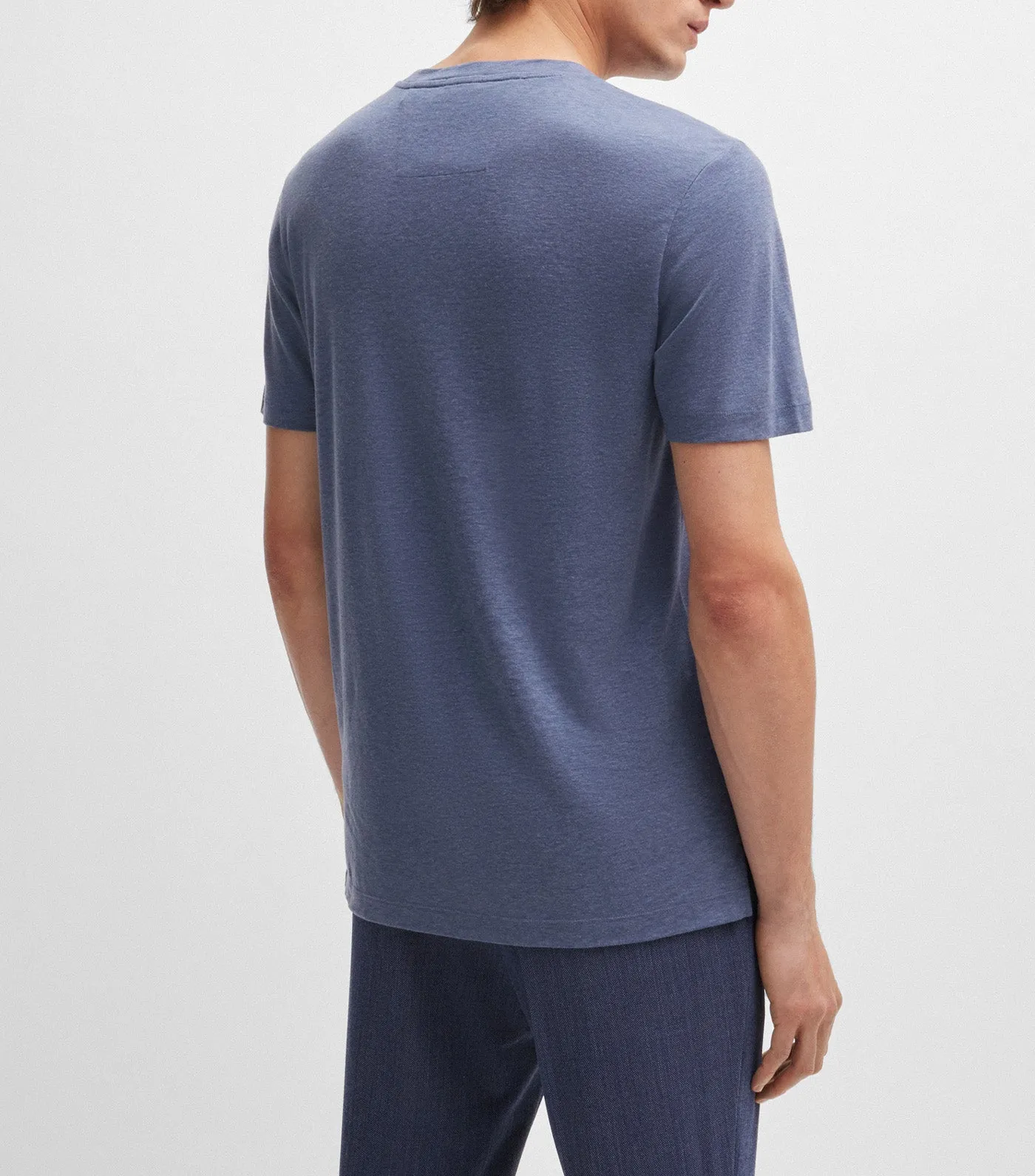 Slim-Fit T-Shirt in Performance Fabric Navy