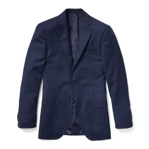 Slim Italian Wool Suit- Heather Blue