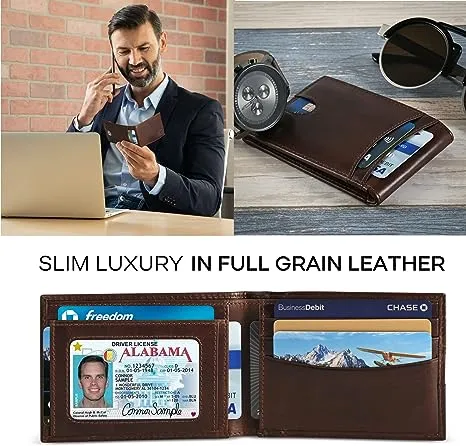 Slim Leather Wallet