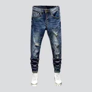 Slim men's street jeans