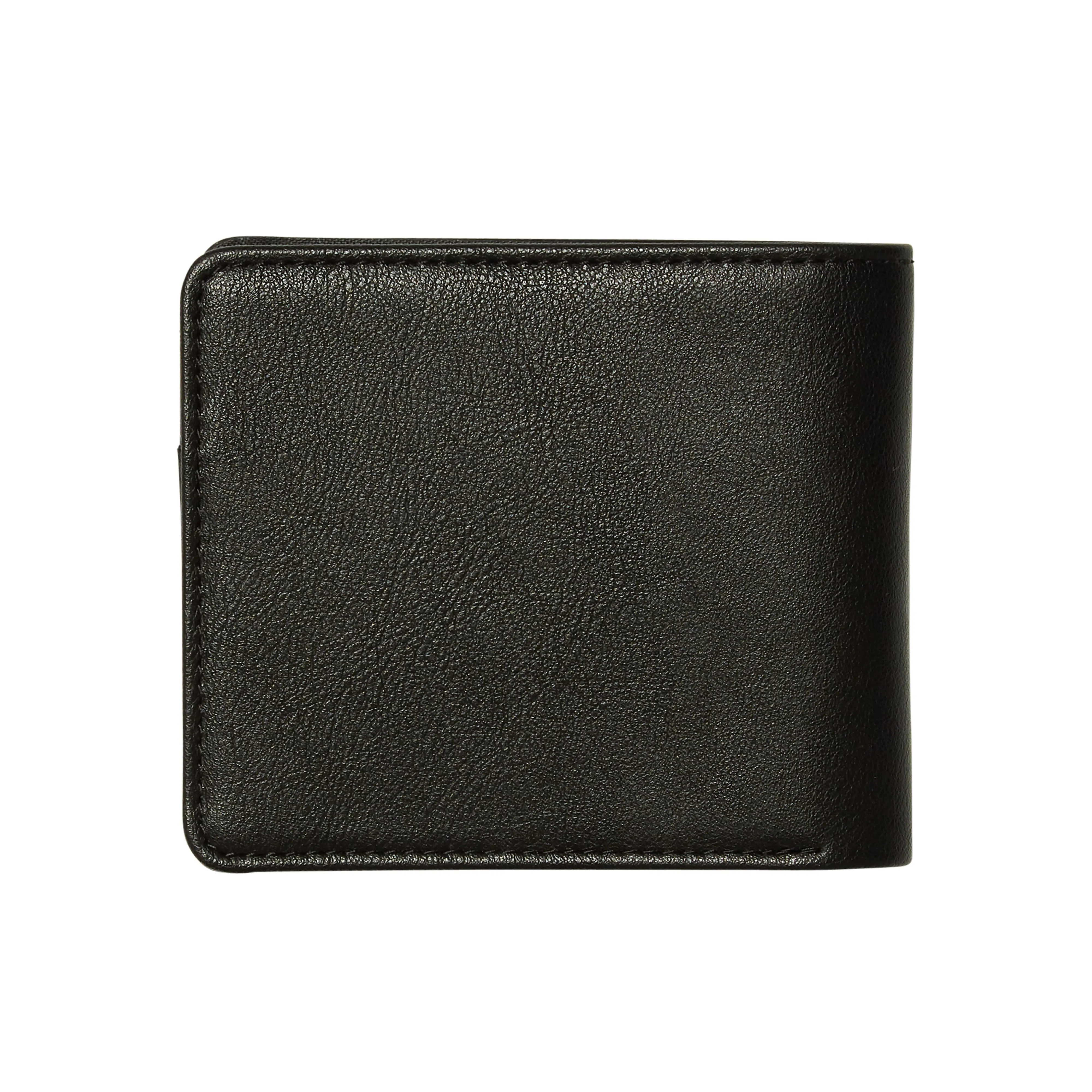 Slim Stone PU Wallet S Black