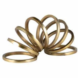 Slinky Ring, Gold