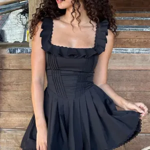 Slinky Sexy Pleated Mini Dress