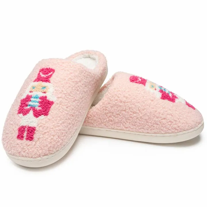 Slippers - Holiday - Nutcracker - Pink